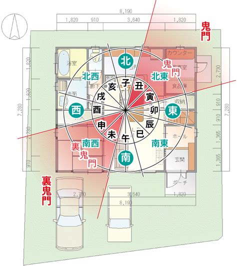 方位 家|家相は家の間取り図で鑑定される！方位盤の見方や鬼門、良い間。